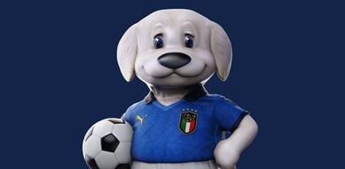 Euro 2020, ecco la mascotte delle nazionali azzurre