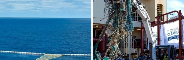Iniziata la più grande sfida di rimozione della plastica dagli oceani: la nuova macchina mangia-rifiuti di Ocean Cleanup è entrata in azione